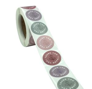 Custom Logo Printing <strong>Adhesive</strong> Round Label <strong>Stickers</strong> Waterproof <strong>Vinyl</strong> <strong>Sticker</strong> - Product Image 3