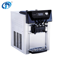 IJsmachine voor drie smaken, tafelmodel, commerciële soft serve ijsmachine voor bedrijven, prijs
