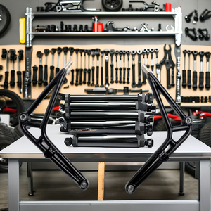 Kit de ángulo completo RTS YZ062, brazo de control inferior delantero de alta calidad para <span class=keywords><strong>BMW</strong></span> E36, versión <span class=keywords><strong>Drift</strong></span>, trasero derecho, hecho de aluminio metálico - Product Image 3