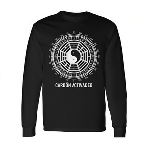 T-shirt à manches longues Feng Shui Bagua Map Yin Yang Taoist, design premium, pratique spirituelle - Product Image 3