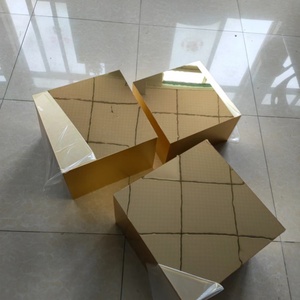 Chinaplas hiện đại cao cấp acrylic hiển thị đứng trắng tự chọn Acrylic hiển thị thực phẩm risers khối bánh hiển thị - Product Image 3