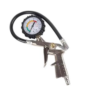 Wzauto Draagbaar Gereedschap Bandenspanningsmeter Auto Bandenspanningsmeter Vullen Luchtpistool Met Zware Rubberen Slang - Product Image 2