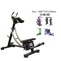Équipement d'entraînement de musculation en acier de machine de gymnastique de rotation de torse de support commercial de Offre Spéciale pour le bureau de gymnase ou l'usage à la maison