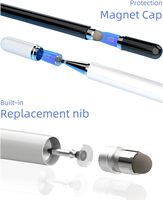 Pena Stylus Samsung Galaxy Tab, pensil Styli kapasitif presisi tinggi sensitivitas tinggi untuk Apple IPad/mikrofon perangkat sentuh