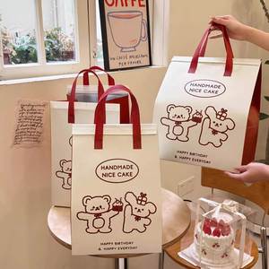 Insulated Disposable Takeaway Packing Bags Wholesale Insulated Bags Insulated Cake Bags Thermal Insulating Cooler Bags - Product Image 4
