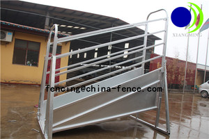 Nhà Máy Giá có thể điều chỉnh Heavy Duty mạ kẽm di động Gia súc chăn nuôi tải đoạn đường nối - Product Image 2