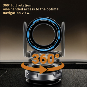 360 Rotation Foldable Super Strong Magnetic <b>Car</b> Mount Ultra Thin Vacuum Suction Mobile Holder For Airplane Travel <b>Bed</b> - Product Image 5