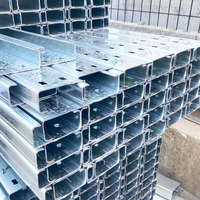 Matériaux de construction Poutre en acier en forme de C Galvan à chaud en acier Canal C Profil de poutre en fer Canal C Prix