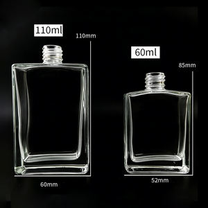 Flacon pulvérisateur de parfum élégant en verre ambré plat de 60 ml, couleur personnalisée, pour sérum de soin et compartiment de parfum en soie - Product Image 3