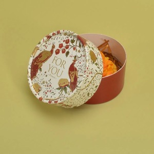 Caja de Regalo Redonda Pequeña con Tapa, para Sombreros, con Logotipo Personalizado, de Papel, Decorativa, para Almacenamiento - Product Image 3