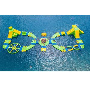 2024 parc aquatique de sports d'eau de <span class=keywords><strong>mer</strong></span> pour adultes et enfants/parc aquatique gonflable de conception de toboggan - Product Image 4