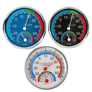Mini thermomètre à pointeur rond hygromètre-30 ℃-50 ℃ thermomètre 20%-100% hygromètre moniteur d'humidité de <span class=keywords><strong>bureau</strong></span> intérieur - Product Image 2