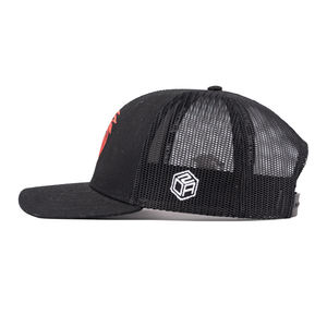 Gorra Trucker TCAP China, Gorra Personalizada con Diseño de Bordado Plano en Tela de Sarga de Algodón - Product Image 4