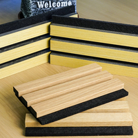 Panneau acoustique en bois écologique à lattes, réduction du bruit, panneau acoustique pour plafond, décoration de pièce