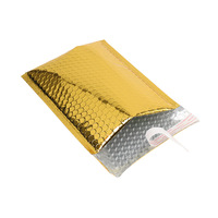 Enveloppe à bulles métallique en aluminium durable de qualité supérieure, sac d'emballage à bulles métallique pour l'expédition de bijoux et de cosmétiques
