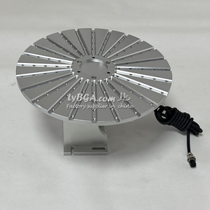 LY D300 圆轮旋转轴，用于笔式烙铁头光纤激光雕刻打标机，双面使用，带M6槽螺丝孔 - Product Image 5