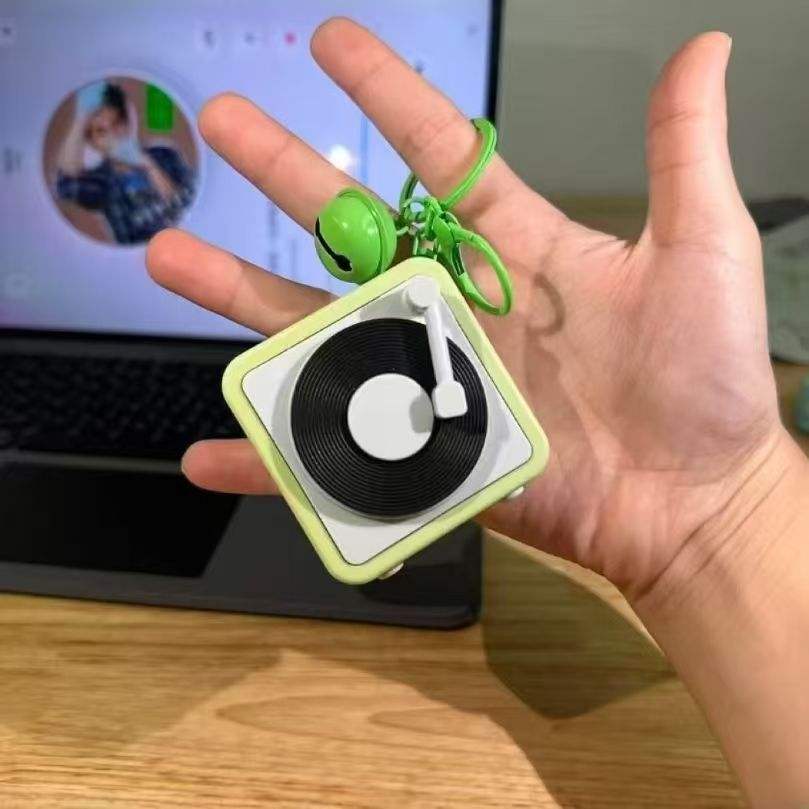 เครื่องเล่นแผ่นเสียงย้อนยุค [สีเขียว]