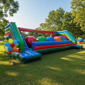 Nouveau design, jeu <span class=keywords><strong>de</strong></span> ballons gonflables géants sur le thème <span class=keywords><strong>de</strong></span> Wipeout Xtreme, course <span class=keywords><strong>de</strong></span> ballons, ballons <span class=keywords><strong>de</strong></span> sport, extérieur, participants - Product Image 1