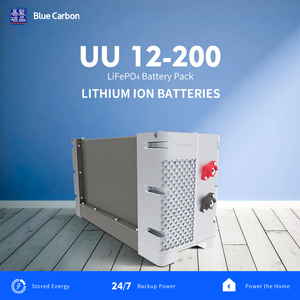 Bateria de lítio azul da bateria do íon do lítio do carbono Lifepo4 12V 200Ah 250Ah 300Ah para a bateria solar do armazenamento - Product Image 6