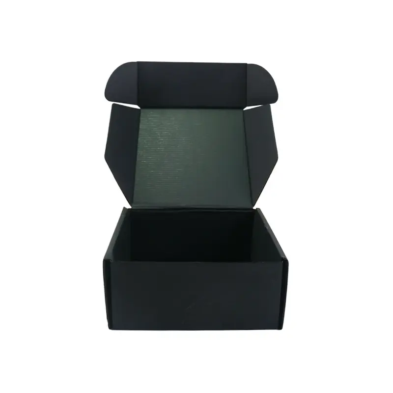 Nuovo Prodotto Completo Stampato Pieghevole di Stoccaggio di Profumo Scatola di Carta Kraft mailer Box scatola di Imballaggio nero
