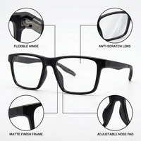 Monture Optique Tendance Homme Femme Confort Optimal pour Études, Télétravail et Utilisation d'Écran K502-05 Prêt à Expédier