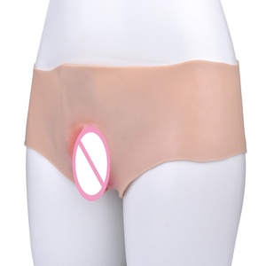 Support Drop Shipping Adult Shop With Realistic Pussy Strap on Pants for Male Real Vagina Pants Sissy Sex Toy - Product Image 2