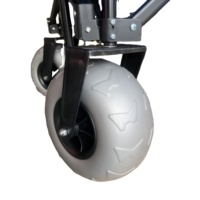Nouveau chariot haut de gamme chariot de plage pliant chariot de plage chariot pliant chariot de poussette chariot de ballon roues OEM personnalisable