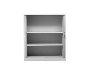 Estante de almacenamiento de metal con pared trasera, adecuado para archivos o la oficina. 1, 2 o 4 estantes. - Product Image 3