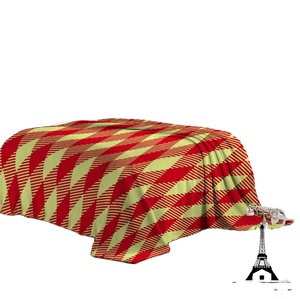 Manta de franela de punto ponderada con estilo de lujo para viajes en avión Hoteles Picnics - Product Image 1