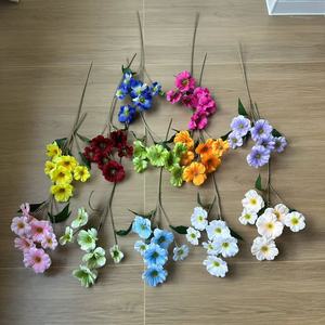 Flores Artificiales de Mariposa Junheyuan, Arreglo de Flores de Seda de 6 Cabezas para Decoración de Bodas y Hogar - Product Image 5