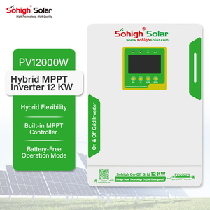 Prix de gros <span class=keywords><strong>Sohigh</strong></span> Solar 5.5KVA 6.2KVA 12KVA Systèmes d'énergie solaire hybrides monophasés avec onduleur MPPT et connectivité réseau, rendement >95% - Product Image 3
