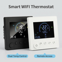 Termostato Inteligente WiFi RKHK 16a para Calefacción por Suelo Radiante, Control Remoto con Aplicación Tuya, Control por Voz, Pantalla Táctil LCD
