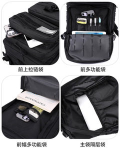 <span class=keywords><strong>Zaino</strong></span> Impermeabile di Grande Capacità con Logo Personalizzato, Stile <span class=keywords><strong>Vintage</strong></span>, per Notebook e Viaggi d'Affari per Uomo - Vendita all'Ingrosso - Product Image 6