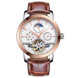 Reloj mecánico automático multifuncional para hombre, reloj de pulsera luminoso de acero inoxidable resistente al agua - Product Image 5