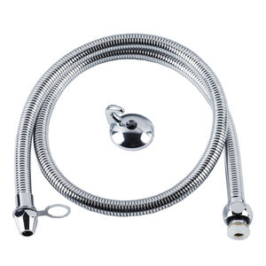 Conectores de Ducha Universales de Repuesto, Manguera de Acero Inoxidable Personalizada de 1-2 m, Latón EPDM para Cabezal de Ducha, Manguera Flexible para Agua Caliente - Product Image 2