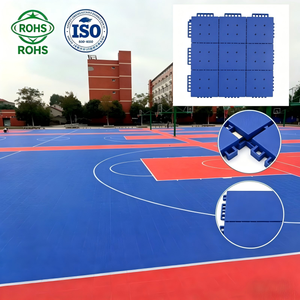 High Elasticity Safety Suspended Sports Flooring, PP Modular <b>Interlocking</b> <b>Floor</b> <b>Tiles</b> For Kindergarten School - Product Image 1