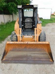 Used Case Loader <b>Model</b> SR200 Skid Steer Loader with Sweeper Attachment Bucket in Good Condition for Sale - Product Image 3