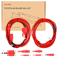 Kit de Llaves Inteligentes Autel 8A AKL para Programación de Toyota/Lexus, Compatible con APB112 G-Box3