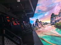 Cinéma immersif à écran incurvé 3D 5D 7D 9D, cinéma volant personnalisé avec projecteur LED pour parc d'attractions