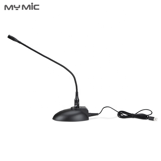 MY MIC EJU02 Professional USB Gooseneck Microphone Condenser Mic Table Desktop Conference Microphone for Meeting Room