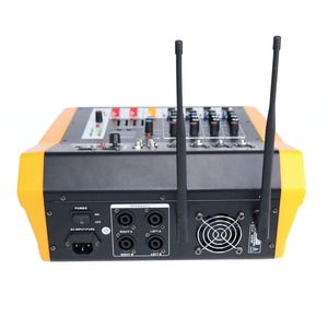 New design 250w x 2 + 48V Phantom integrated into MP3 wireless microphone Pro Mixer Power 1000 Watt - Product Image 5