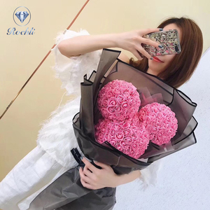 Porta Bouquet vendita calda PE Mickey Bear <span class=keywords><strong>regalo</strong></span> con testa di carta san valentino rosa festa della mamma di nuovo anno di fantasia <span class=keywords><strong>regalo</strong></span> <span class=keywords><strong>per</strong></span> <span class=keywords><strong>moglie</strong></span> - Product Image 4