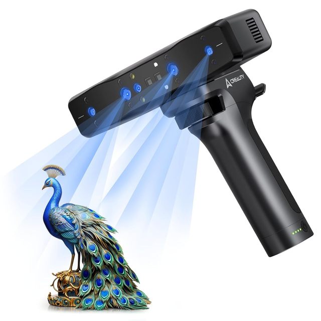 For CR-Scan Otter Lite Wireless 3D Scanner 0.05mm Accuracy 24-Bit Color Dual-Focus 4-Lens with CIS CMOS Light