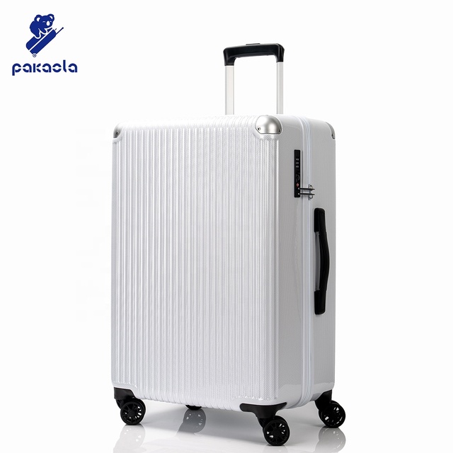 Custom OEM ODM Polycarbonate Spinner Luggage Suitcase With 360 Degree Wheels Waterproof Compartment for Japan Korea