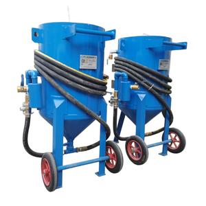 Sandblaster Portátil Profesional de Doble Entrada con Ruedas para Mantenimiento de Estructuras de Acero en Construcción - Product Image 2