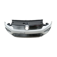 2015-2017 untuk Volkswagen Touareg Bekas Berkualitas Tinggi Original Perakitan Bumper Depan Body Kit Grille Barbecue Grill Radiator