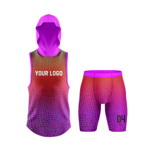 Nom de l'équipe Polyester Spandex Sublimation Football Américain 7v7 Uniformes Top Qualité Compression Porter 7 sur 7 Uniforme Football - Product Image 1