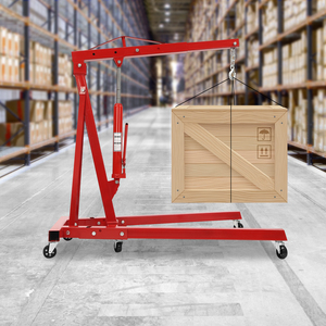 2 Ton Folding <span class=keywords><strong>Engine</strong></span> <span class=keywords><strong>Hoist</strong></span> Hidráulica Shop Crane <span class=keywords><strong>Hoist</strong></span> Lift Heavy Duty Aço Carbono W6 Rodízios para Oficinas de Fixação Do Carro Garagens