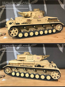 Allemand IV F Type 1/16 Modè<span class=keywords><strong>le</strong></span> militaire de char <span class=keywords><strong>moyen</strong></span> télécommandé Jouet pour enfants et hommes - Product Image 3