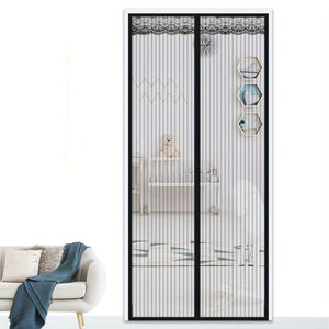 Cortina magnética antimosquitos para puerta de malla, cortina de puerta magnética de poliéster a prueba de mosquitos con imán - Product Image 5